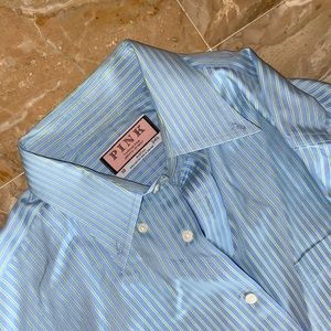 Thomas pink dress shirt